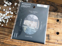 "Moments" Film Series Flake Sticker Pack / Gray Tone