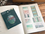 "Moments" Film Series Flake Sticker Pack / Green Tone