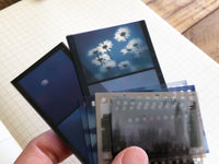 "Moments" Film Series Flake Sticker Pack / Navy Tone