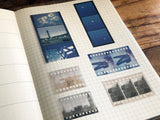 "Moments" Film Series Flake Sticker Pack / Navy Tone