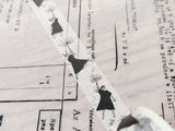 Sunny Sunday Original Washi Masking Tape / I will go see you (illustrated by natsunatsuna)