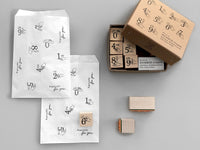 KNOOP Original Rubber Stamp Set - Numbers