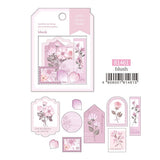 Pressed Flower Flake Stickers / Blush