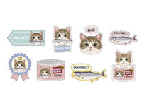 On Sale / Felissimo Cat Club Flake Stickers - Pink