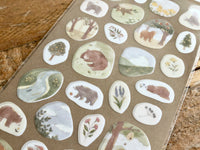 Quiet Life Sheet of Stickers / Bear