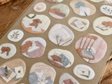 Quiet Life Sheet of Stickers / Dog