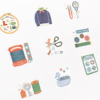 Eric Small Things Japanese Washi Masking Stickers/Seal bits - Sewing