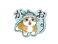 "mofusand" die-cut big sticker Vol.2 / Roar