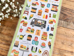 Kitchen Car Series Sheet of Stickers / Amono Burger
