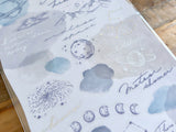 Line & Colors Sheet of Stickers - Universe