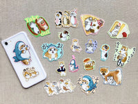 "mofusand" die-cut small sticker Vol.2 / Catburger