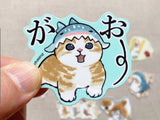 "mofusand" die-cut big sticker Vol.2 / Clink Clink