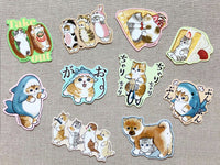 "mofusand" die-cut big sticker Vol.2 / Shiba